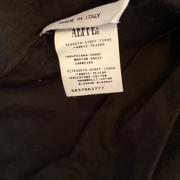 Philosophy di Alberta Ferretti, black leather jacket, size xs - Picture 12 of 13